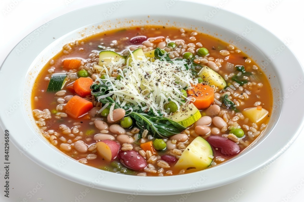 Rustic Barley and Bean Soup with Green Beans Rustic Barley and Bean Soup with Green Beans