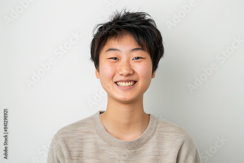Portrait of smiling teenager