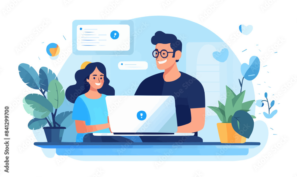 people on video call vector flat minimalistic isolated vector style illustration people on video call vector flat minimalistic isolated vector style illustration