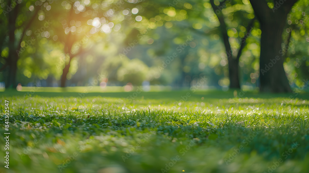 Park defocused. Blurry park without people with a blank background. Title. 8K. HD. Room for text. Park defocused. Blurry park without people with a blank background. Title. 8K. HD. Room for text.