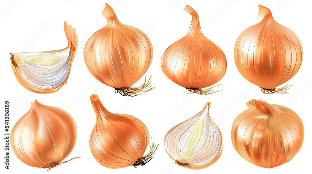 Onion isolated. Onion on the white background. Onion isolated. Onion on the white background.