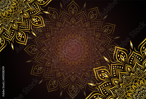 luxury ornamental mandala design background