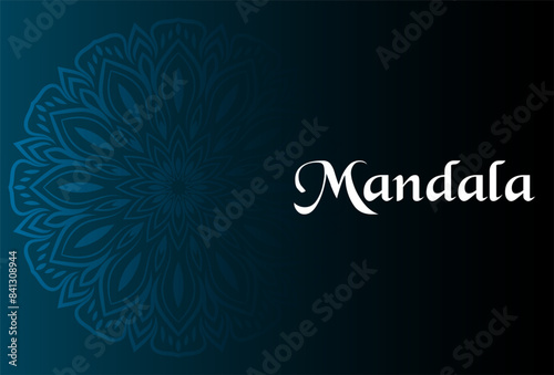 luxury ornamental mandala design background