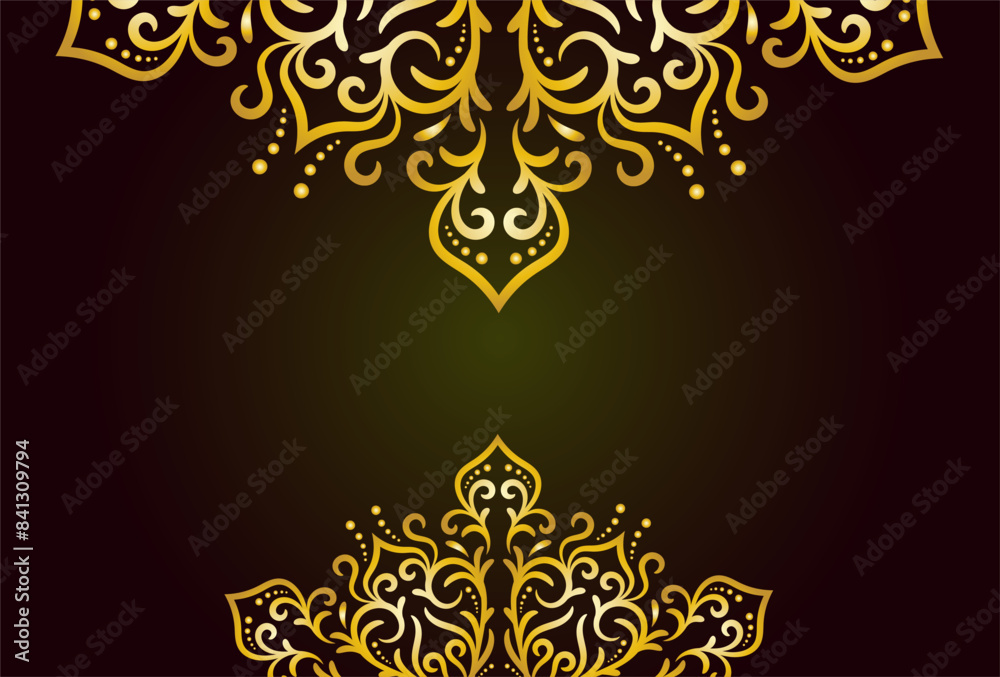 Luxury mandala arabesque ornamental background Luxury mandala arabesque ornamental background