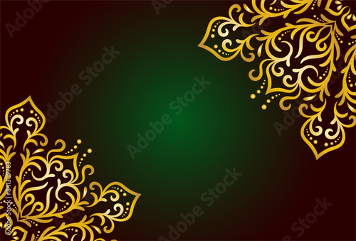 luxury ornamental mandala design background