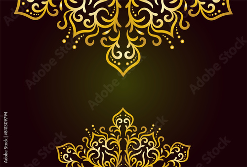 Luxury mandala arabesque ornamental background