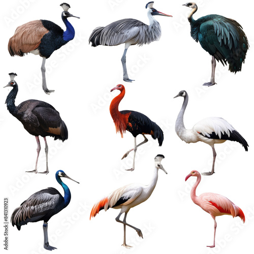 Various Types of Large Birds