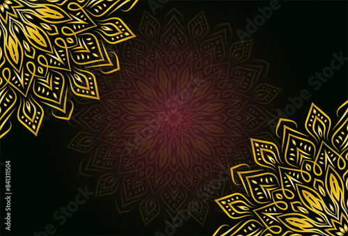 Luxury mandala arabesque ornamental background