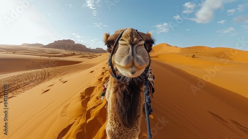 Friendly Encounter in the Desert