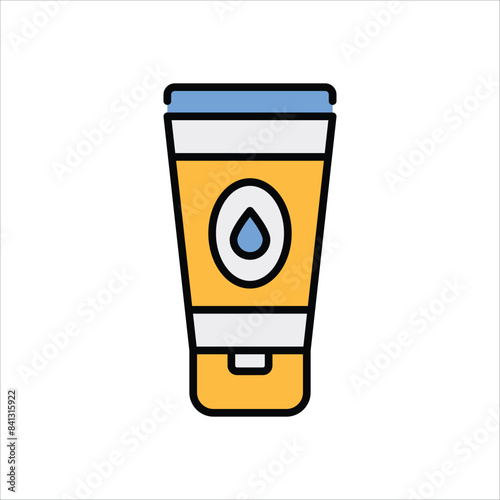 Baby Cream vector icon