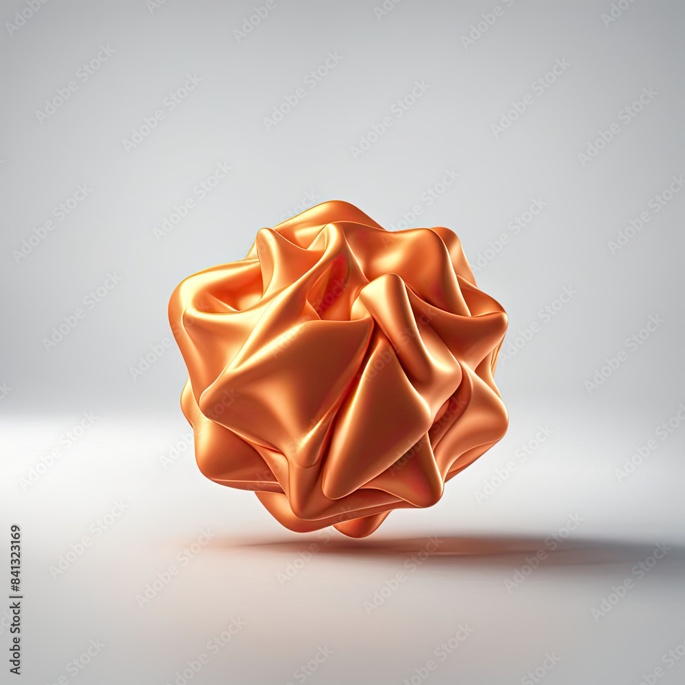 3D rendering of a minimalistic silicone ball 3D rendering of a minimalistic silicone ball