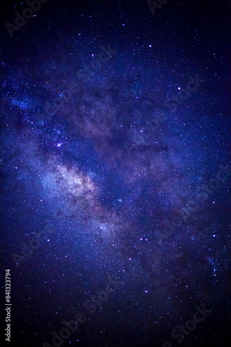 Obraz na płótnie The center of Milky way galaxy with stars and space dust in the universe w salonie