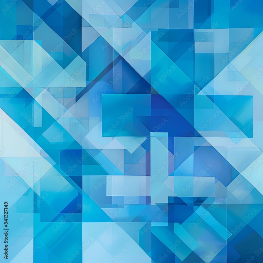 Fototapeta premium Simplified Abstract Blue Medical Crosses