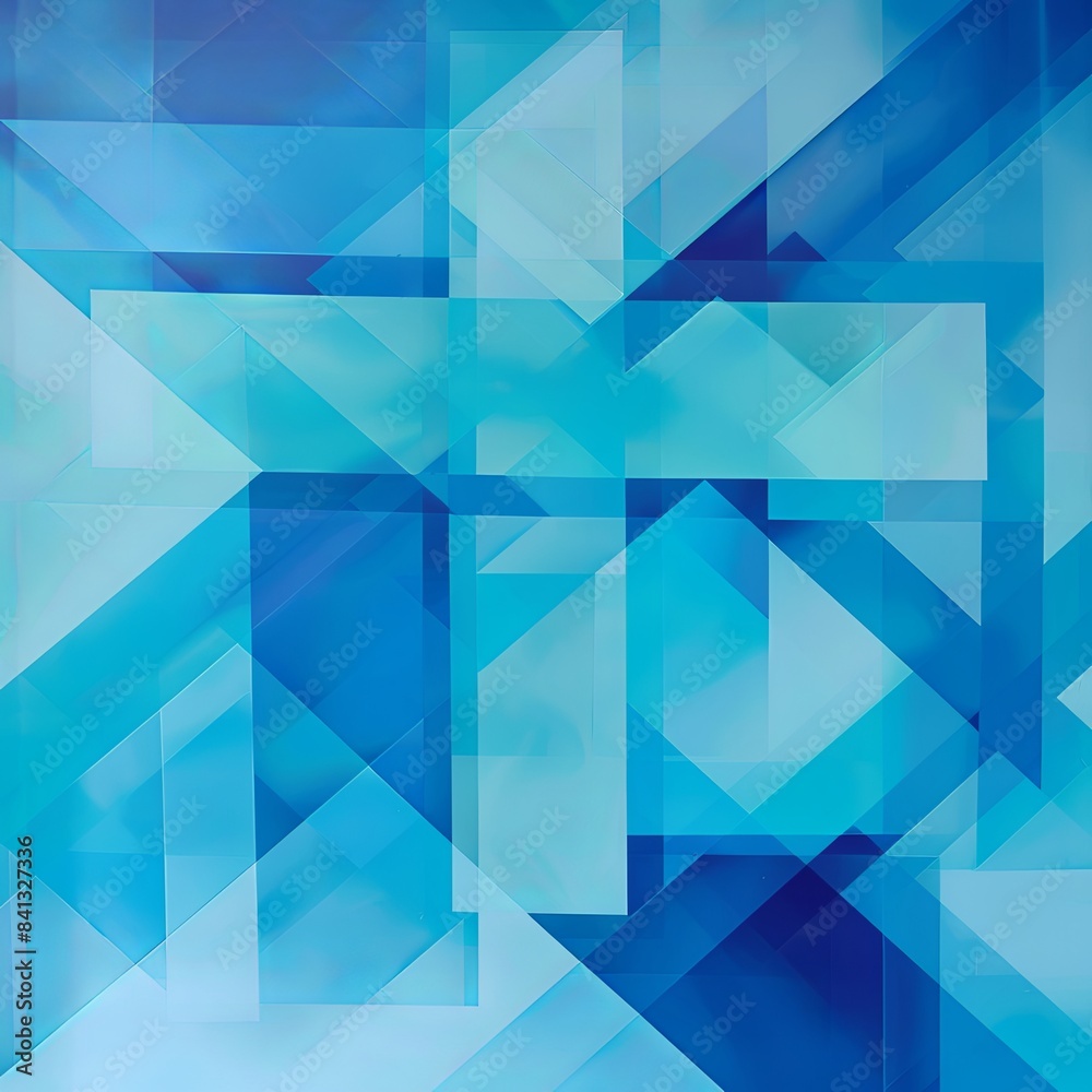 Obraz premium Simplified Abstract Blue Medical Crosses