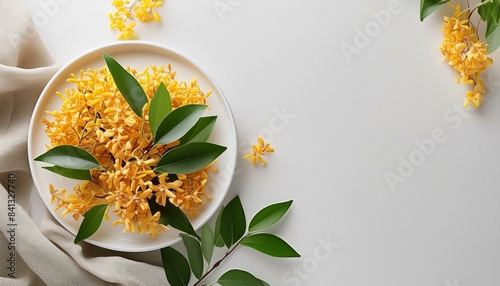 キンモクセイの花