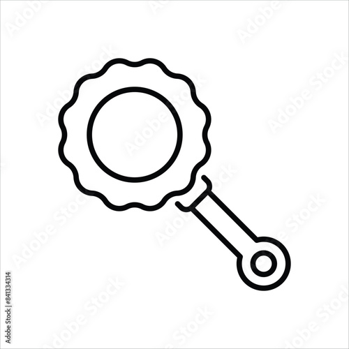 Rattle vector icon
