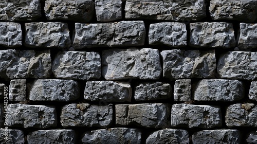 Rough Stone Wall Texture Background, Generative AI