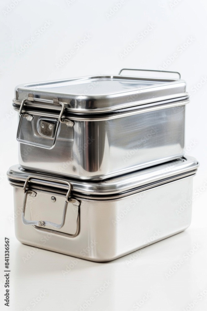 The eco-friendly stainless steel lunchbox is a sustainable and reusable alternative. The eco-friendly stainless steel lunchbox is a sustainable and reusable alternative.