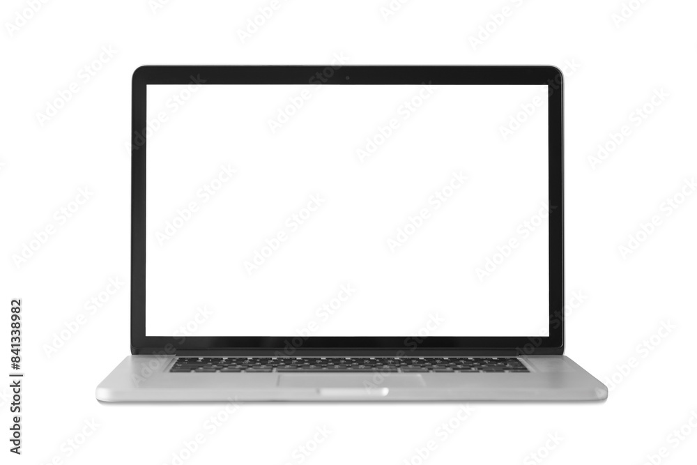 Laptop mockup - clipping path, Studio shot of laptop computer with blank white screen for web site design, apps and advertisement, Isolated design element transparent PNG Laptop mockup - clipping path, Studio shot of laptop computer with blank white screen for web site design, apps and advertisement, Isolated design element transparent PNG