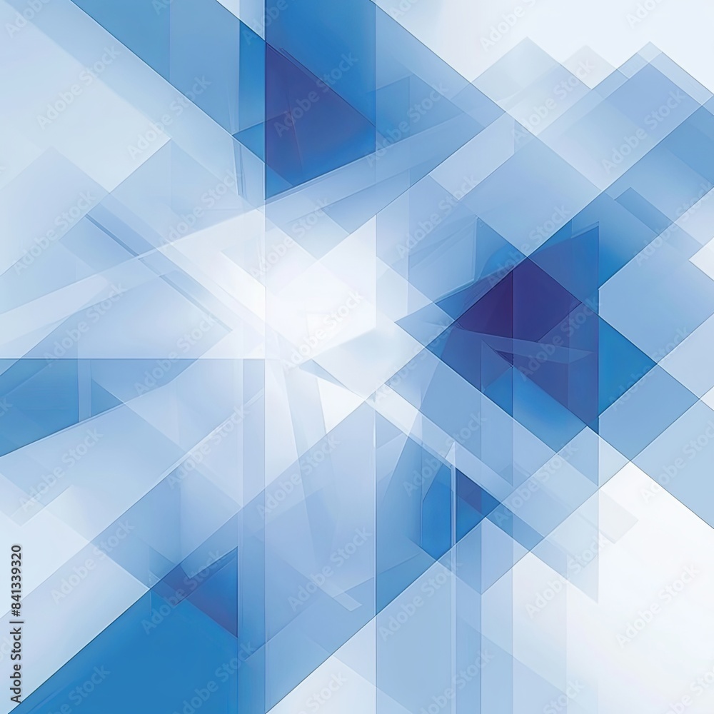 Obraz premium Simplified Abstract Blue Medical Crosses