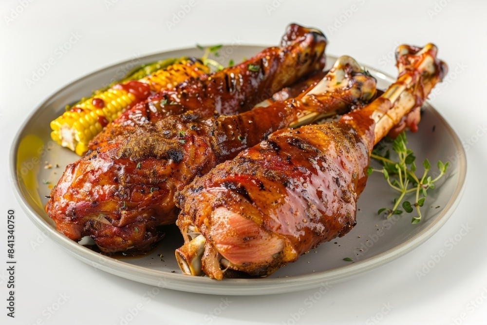 Homemade Rub for Flavorful Barbecued Turkey Legs