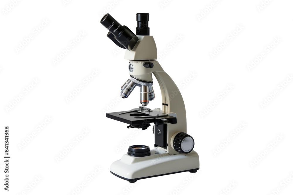 Microscope isolated on white background Microscope isolated on white background