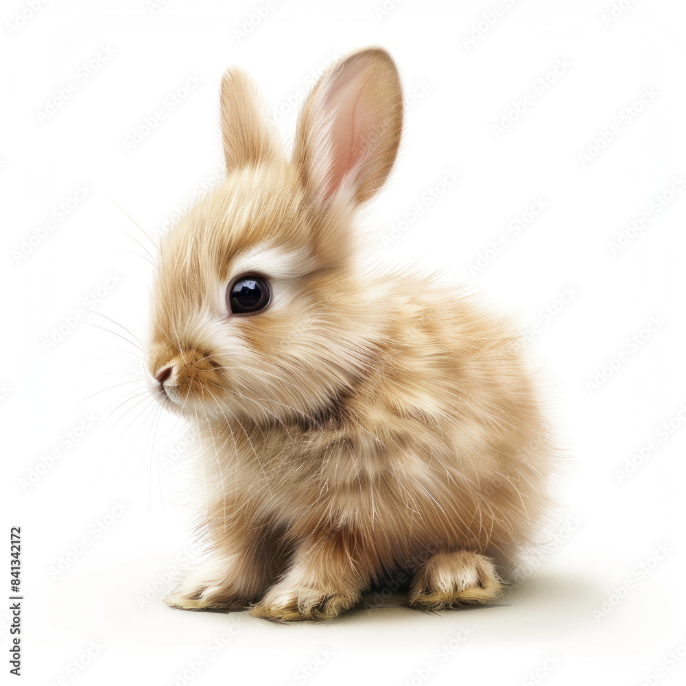 Obraz premium rabbit on white background