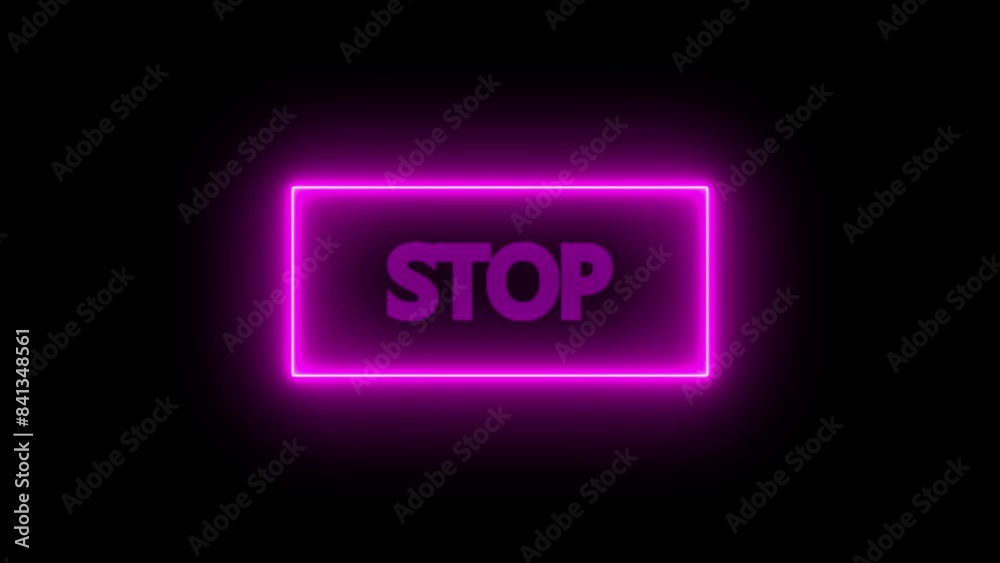 stop sign animation motion graphic video with Alpha Channel, transparent background. stop sign animation motion graphic video with Alpha Channel, transparent background.