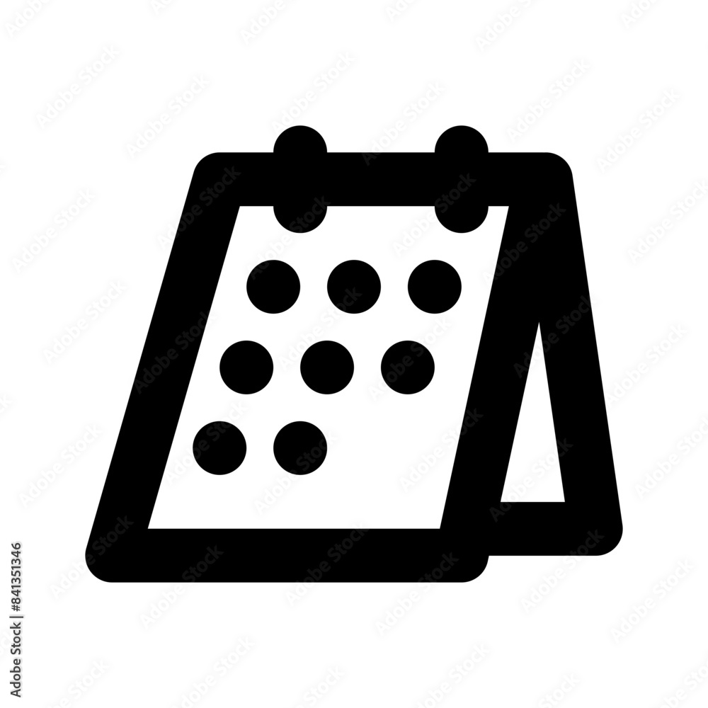 Calendar date and time line icon Calendar date and time line icon