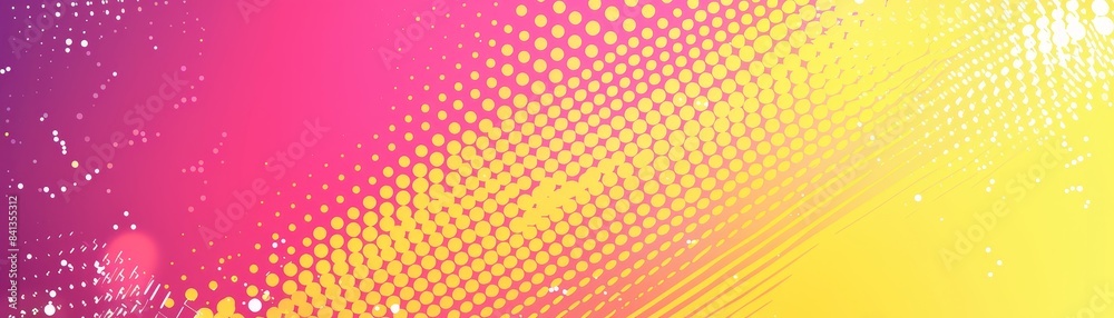 Abstract modern background gradient halftone decoration in yellow and pink. Abstract modern background gradient halftone decoration in yellow and pink.