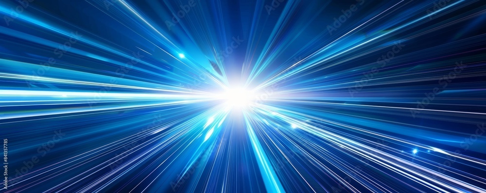 Futuristic abstract digital image with Blue Vector Light Rays and Energy Stripes Futuristic abstract digital image with Blue Vector Light Rays and Energy Stripes