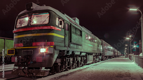 Night Train at the Station photo