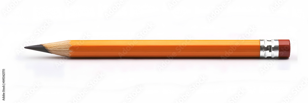 Yellow Pencil isolated on white background Yellow Pencil isolated on white background