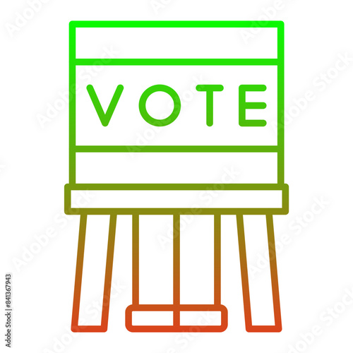 Voting Booth Icon