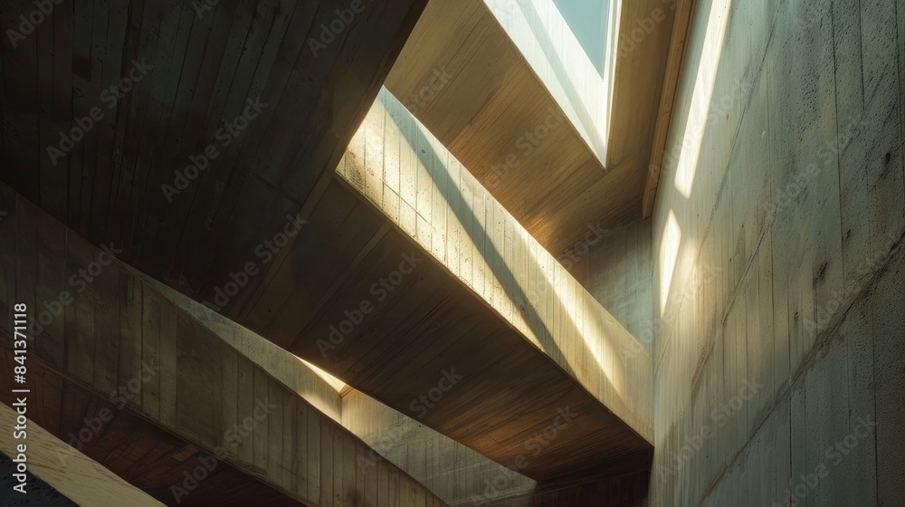 Fototapeta premium modern architectural rendering or design concept of a building