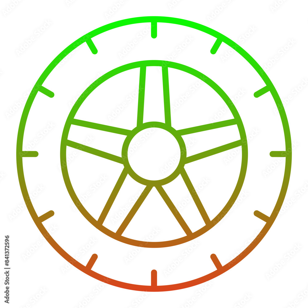 Fototapeta premium Tyre Icon