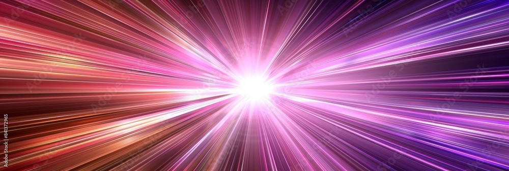Radiant pink light burst abstract rays on dark pink with lavender and gold sparkles Radiant pink light burst abstract rays on dark pink with lavender and gold sparkles