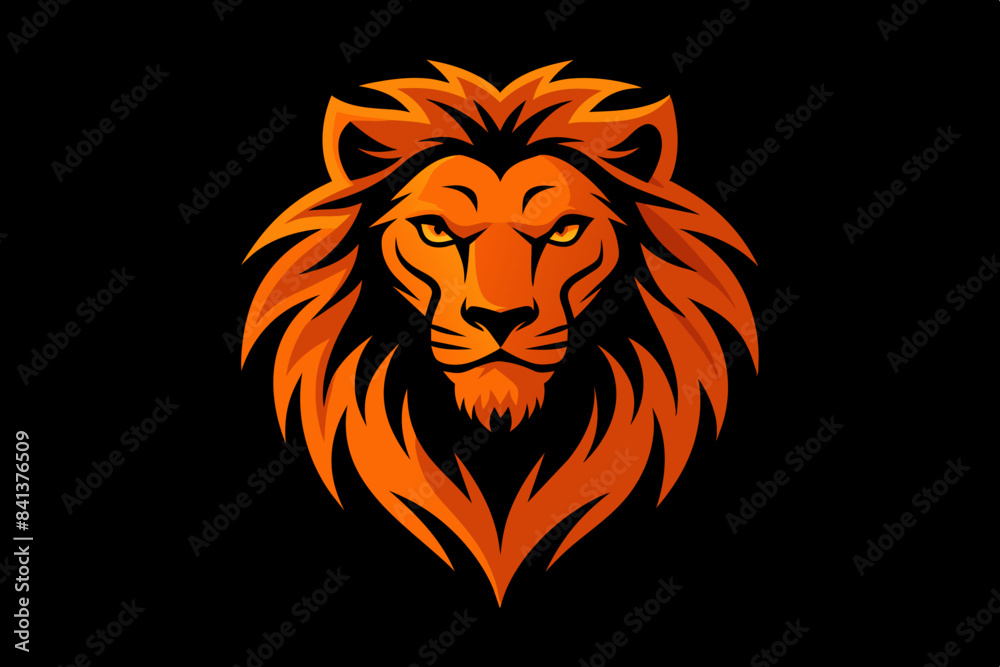 lion head vector illustration