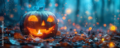 Outdoor Halloween event with bonfire, spooky storytelling, and nighttime scavenger hunt
