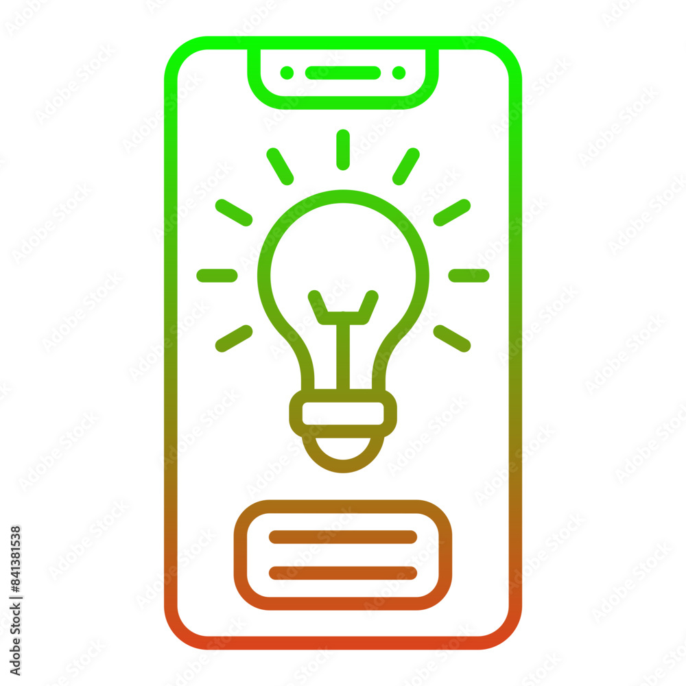 Smartphone idea Icon Smartphone idea Icon