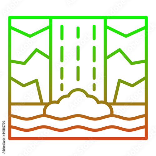 Waterfall Icon
