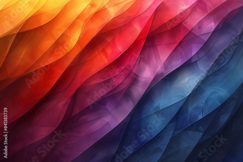 Gradient Color Wave Abstract