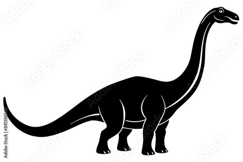 brachiosaurus vector illustration
