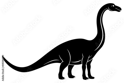 brachiosaurus vector illustration