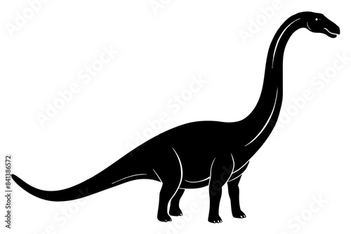 brachiosaurus vector illustration