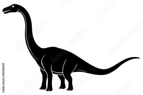 brachiosaurus vector illustration