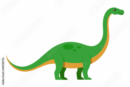 brachiosaurus vector illustration