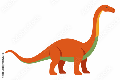 brachiosaurus vector illustration