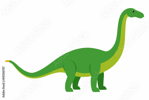 brachiosaurus vector illustration