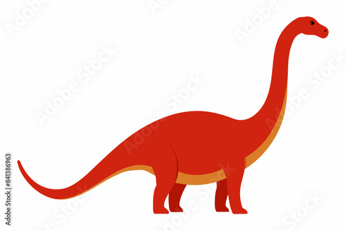 brachiosaurus vector illustration